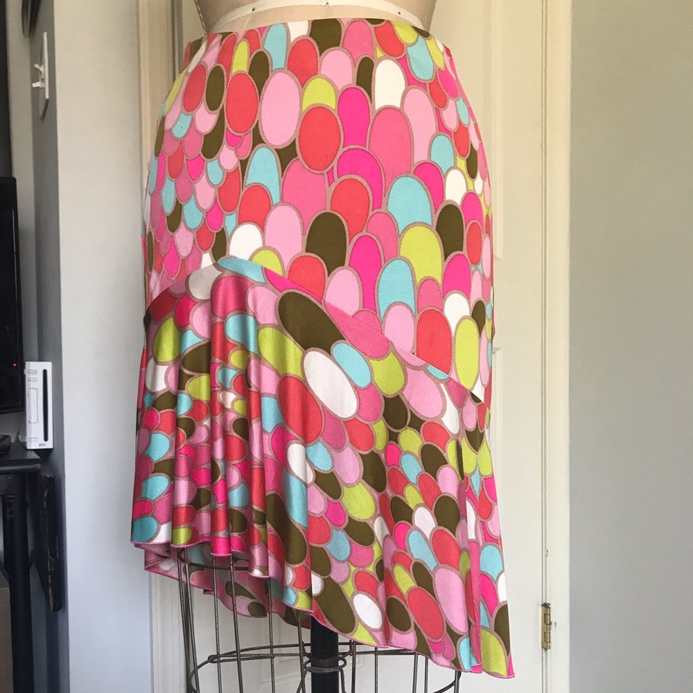 Trina Turk asymmetrical skirt, Size 4